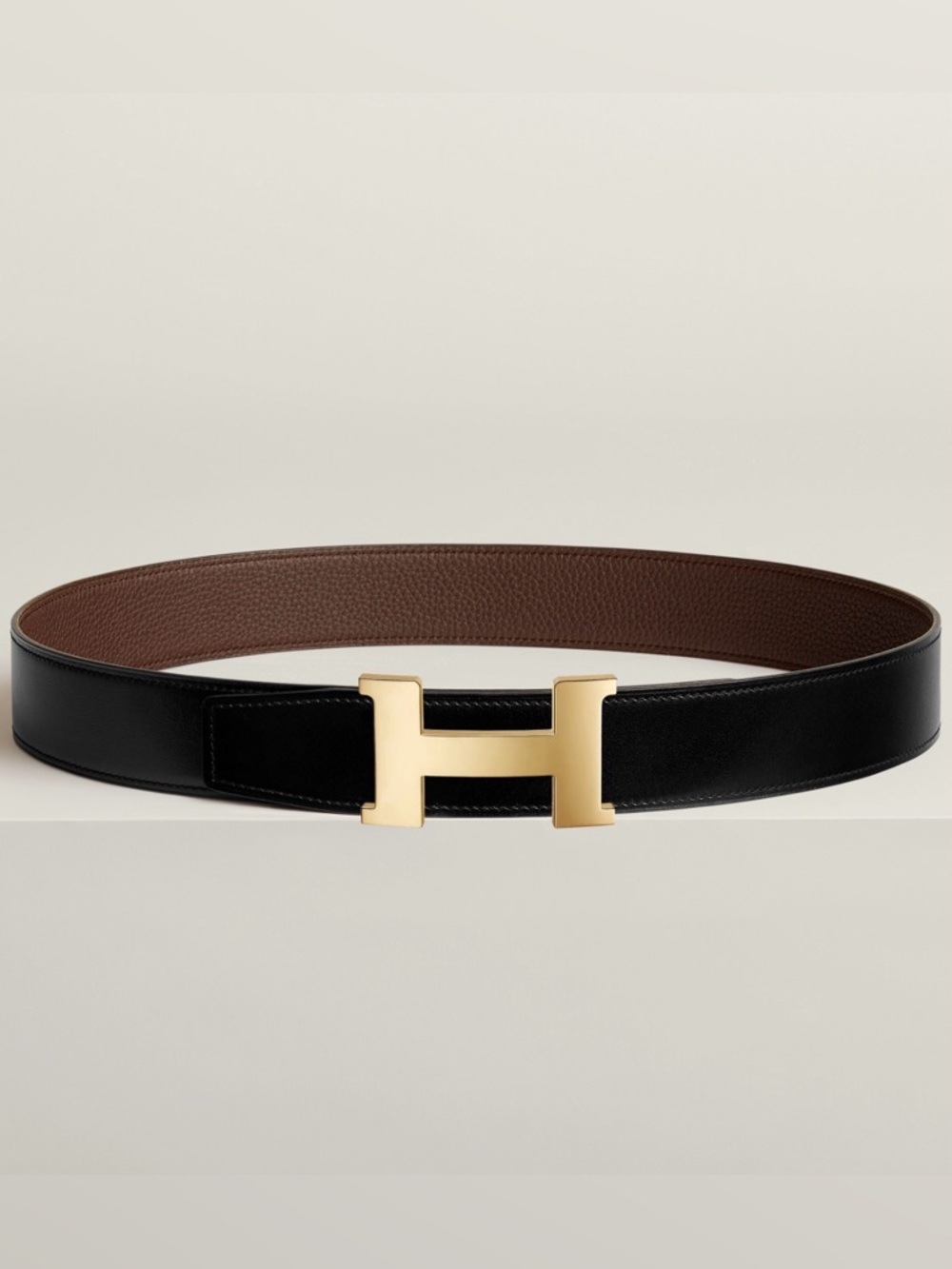 Hermes Men’s Constance Belt Buckle & Reversible Leather Strap 38 MM